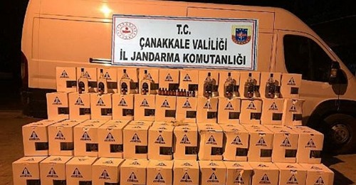 Çanakkale'de Sahte İçki Operasyonu: 2 Gözaltı