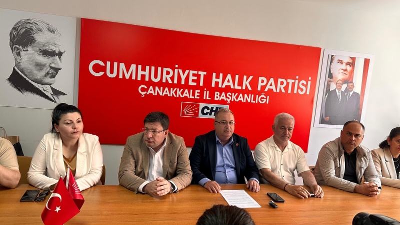 CHP Çanakkale İl Başkanlığı’ndan  Özgür Özel’e Yapılan Saldırıya Sert Tepki