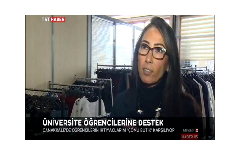 ÇOMÜ Butik TRT Haberde