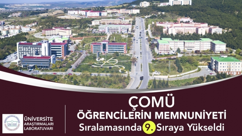 ÇOMÜ, Öğrencilerin Memnuniyeti Sıralamasında 9. Sıraya Yükseldi