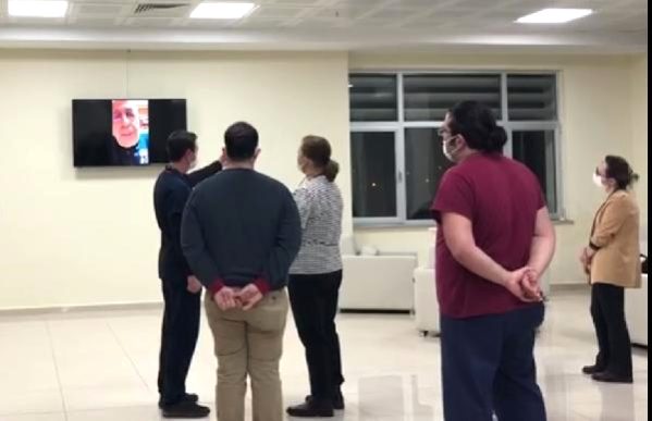 ÇOMÜ Rektörü Murat, Video Konferansla Hastane Çalışanlarına Seslendi