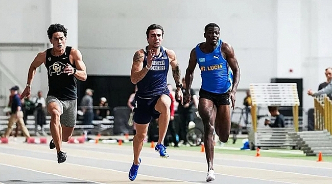 ÇOMÜ’lü Öğrenci Milli Atlet Oğuz Uyar Amerika’da 200 m Rekorunu Kırdı