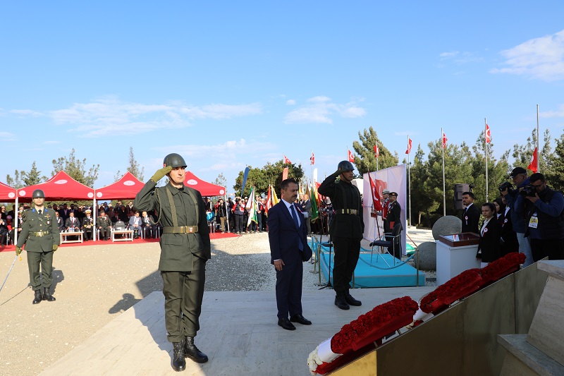 Conkbayırı’nda Temsili 57. Alay Sancağı Devir Teslim Töreni Gerçekleştirildi