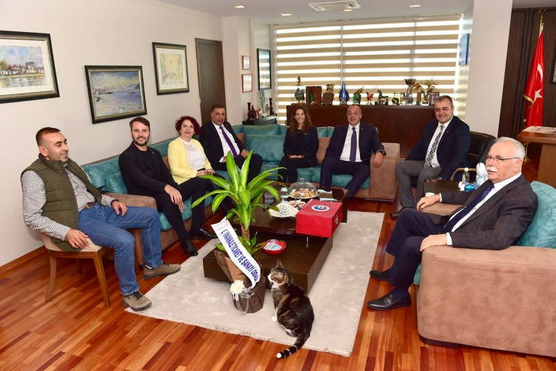 ÇTSO'dan Başkan Gökhan'a Ziyaret