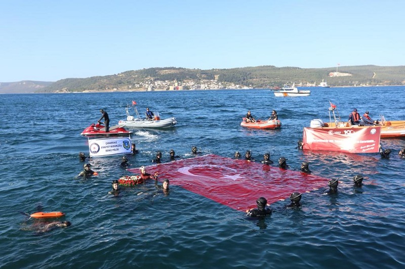 Cumhuriyet’imizin 100. Yılında 100 m. Anı Dalışı