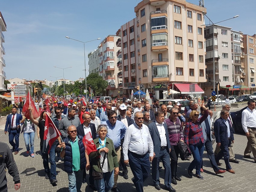 1 Mayıs Çanakkale'de Etkinliklerle Kutlandı