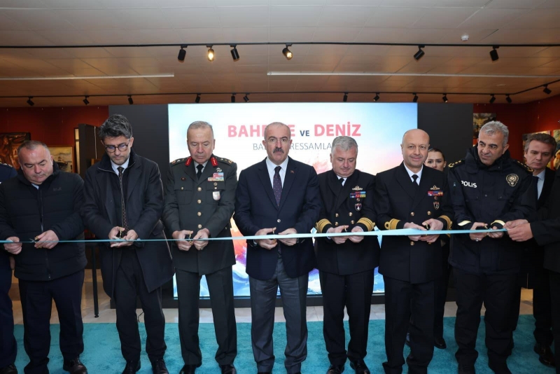 Deniz Müzesi'nde ‘Bahriye ve Deniz’ Gemi Modeli ve Resim Sergisi Açıldı