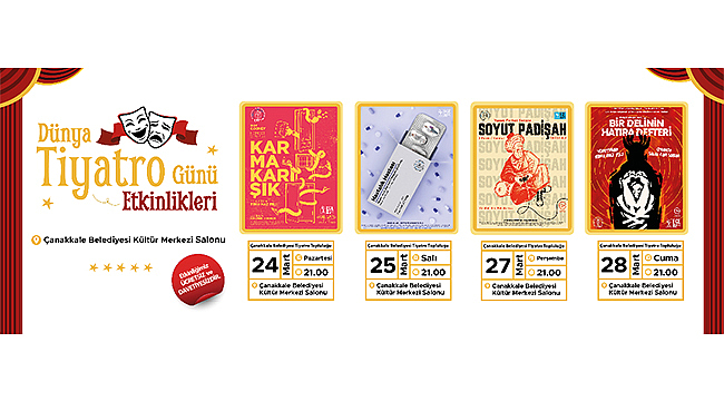 Dünya Tiyatrolar Günü Etkinliklerinde Buluşalım