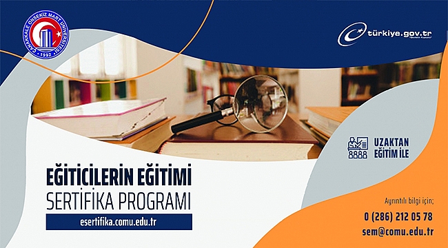 Eğiticilerin Eğitimi Sertifika Programı Başladı