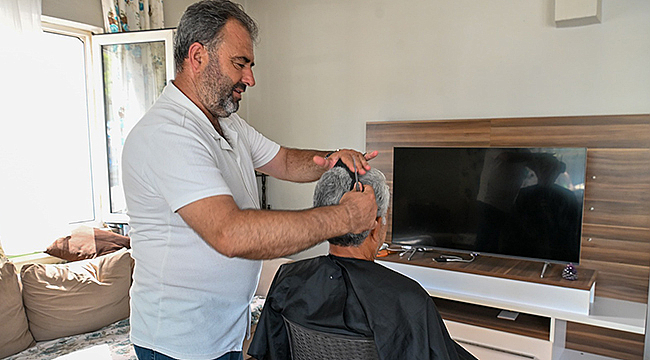 Evde Berber Hizmeti Uygulaması Devam Ediyor