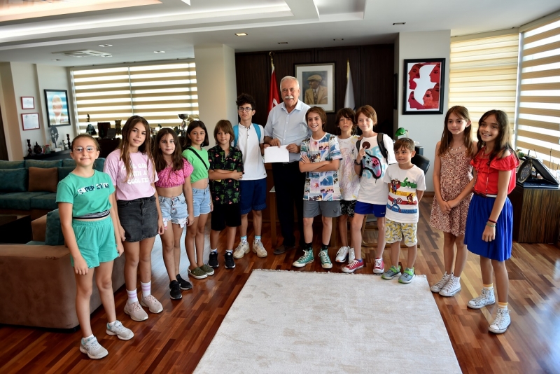 Güzelyalı Çocuklarından Başkan Gökhan'a Mektup