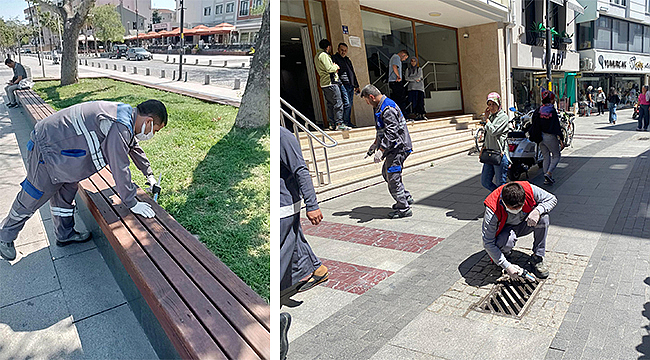 Haşereler İçin İlaçlama Devam Ediyor