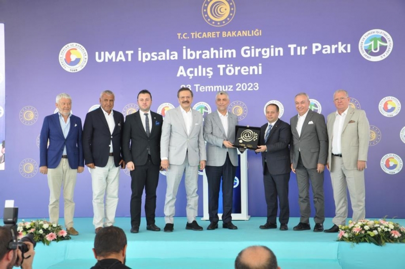 İbrahim Girgin Tır Parkı Törenle Hizmete Girdi