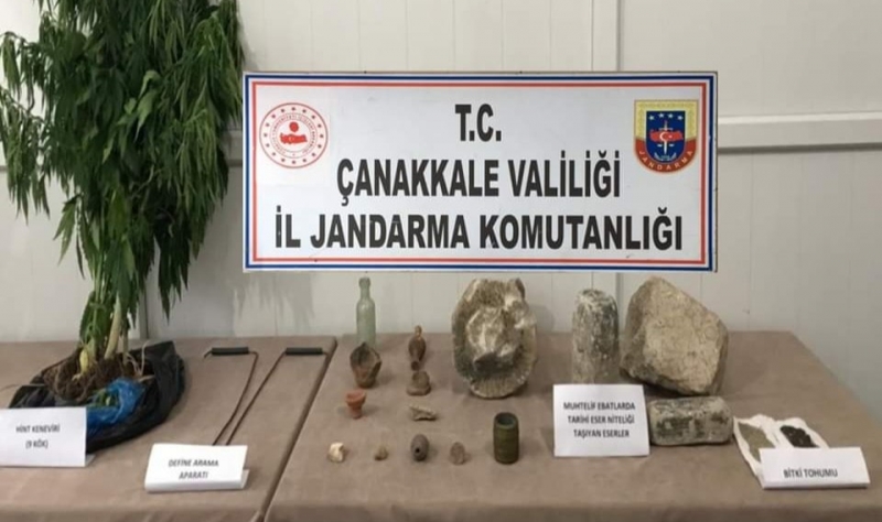 İzinsiz Kazı Yapan 4 Kişi Gözaltına Alındı  