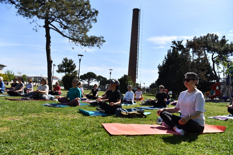 Kanseri Yenen Savaşçı Kadınlar Yoga Etkinliğinde Buluştu