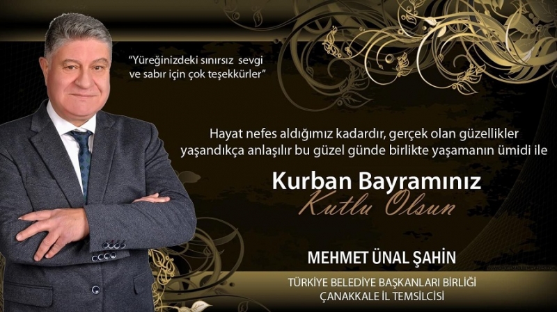 Mehmet Ünal Şahin'den Kurban Bayram Mesajı