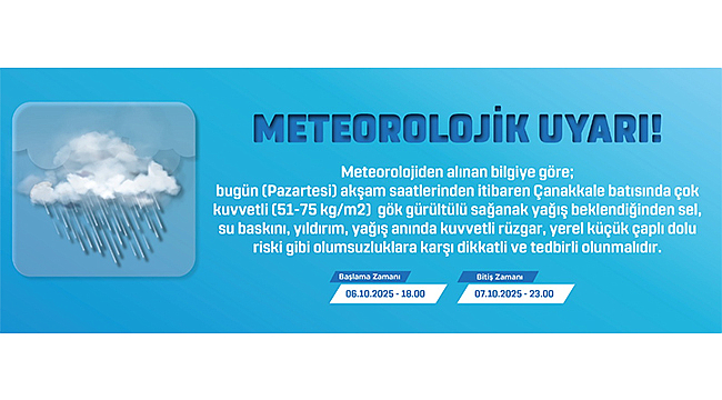 Meteorolojik Uyarı