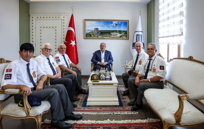  Muharip Gaziler Derneği’nden Vali Toraman'a  Ziyaret