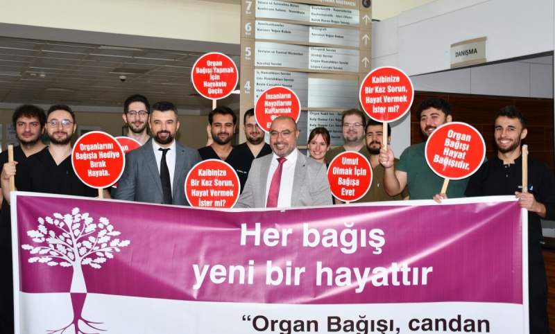 Organ Bağışı Haftası Etkinlikleri ÇOMÜ Hastanesi’nde Gerçekleştirildi