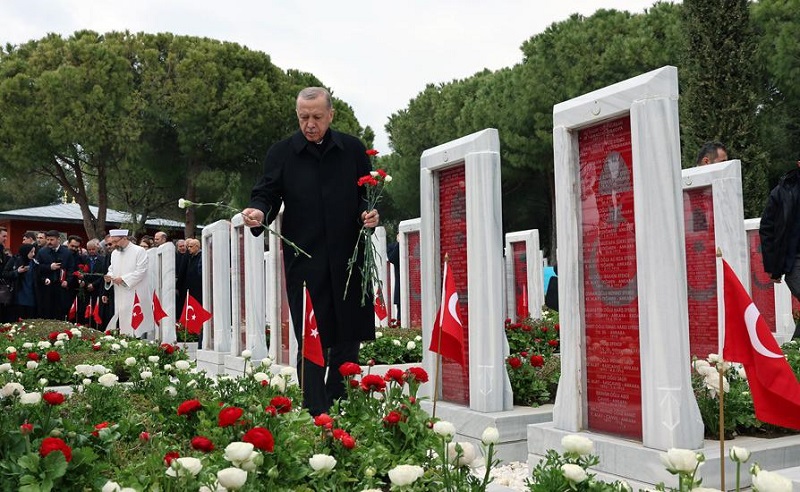 Şehitler Abidesi’nde Şehitlerimizi Rahmet, Minnet ve Şükranla Andık