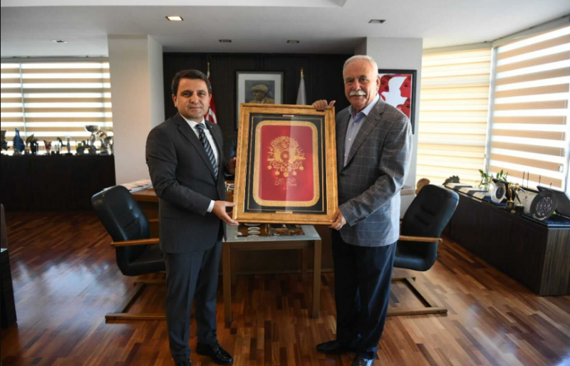Tarihi Alan Başkanı Kaşdemir'den Başkan Gökhan'a Ziyaret