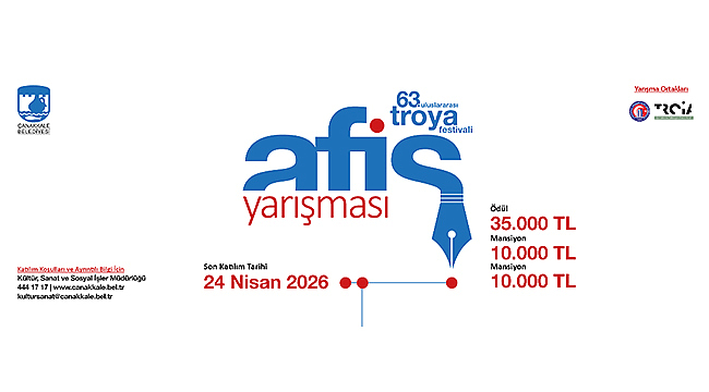 Troya Festivali Afiş Tasarım ve Uygulama Yarışması Başvuruları Başladı