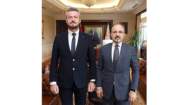 Turan, MHP Merkez İlçe Başkanı Alparslan Çelik’i Ağırladı