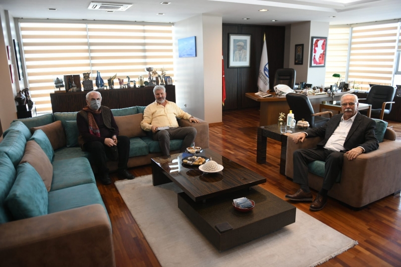 Uslu ve Atabay'dan Başkan Gökhan'a Ziyaret