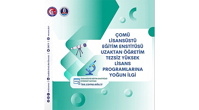 UZAKTAN ÖĞRETİM TEZSİZ YÜKSEK LİSANS PROGRAMLARINA YOĞUN İLGİ