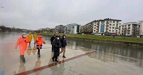 Vali Aktaş, Atikhisar Barajı ve Sarıçay Güzergahında İncelemelerde Bulundu