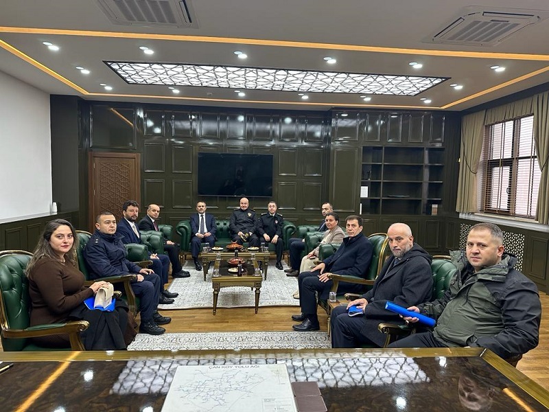Vali Aktaş ve İl Müdürleri Çan’da