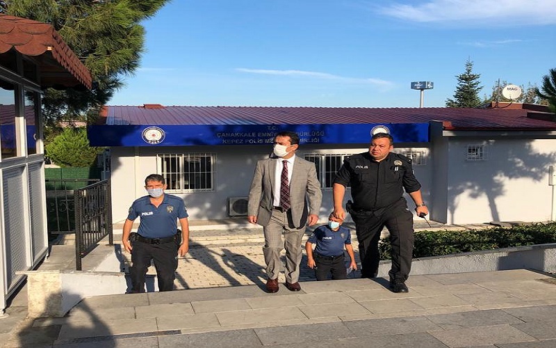 Vali İlhami Aktaş’tan Polis Merkezlerine Ziyaret