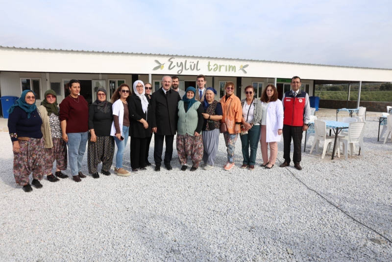 Vali Toraman’dan Kemallı Kadın Kooperatifine ziyaret