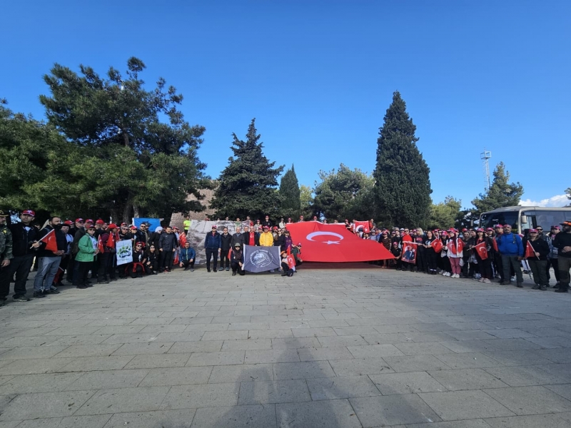 Zığındere Harp Yolu Şehitlere Saygı Yürüyüşü Gerçekleştirildi
