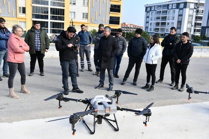 Zirai Drone Ehliyet Eğitimlerinde Uygulamalar Gerçekleştirildi