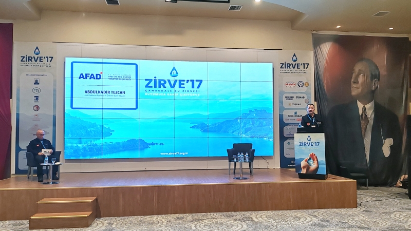 ZİRVE’17 ÇANAKKALE SU ZİRVESİNDE AFET VE ACİL DURUMLARDA SU YÖNETİMİ PANELİ GERÇEKLEŞTİRİLDİ