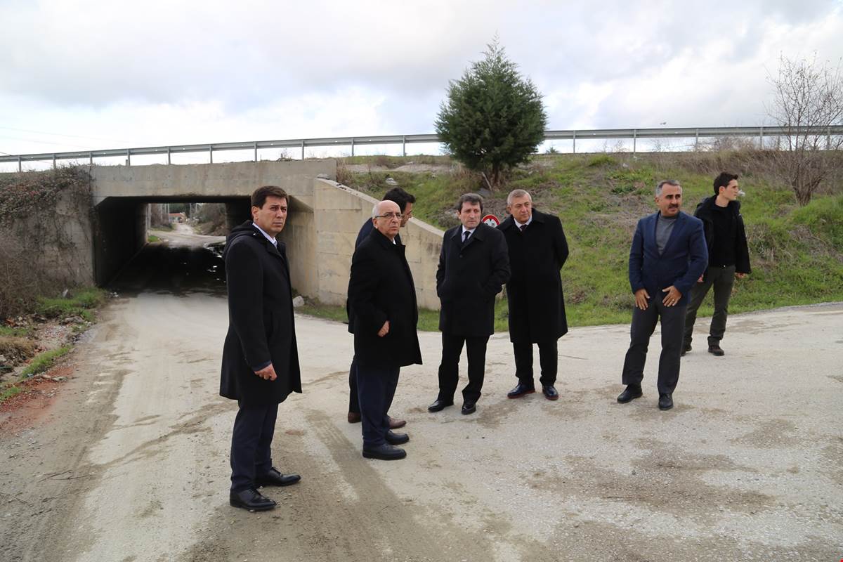 Vali Orhan Tavlı, Yol Yapım Çalışmalarını Yerinde İnceledi