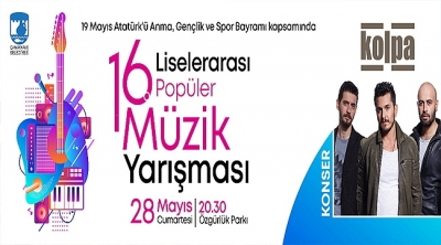 16. Liseler Arası Popüler Müzik Yarışması'na Davetlisiniz