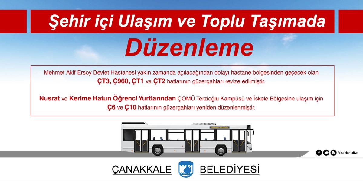 Şehir İçi Toplu Taşımada Düzenleme