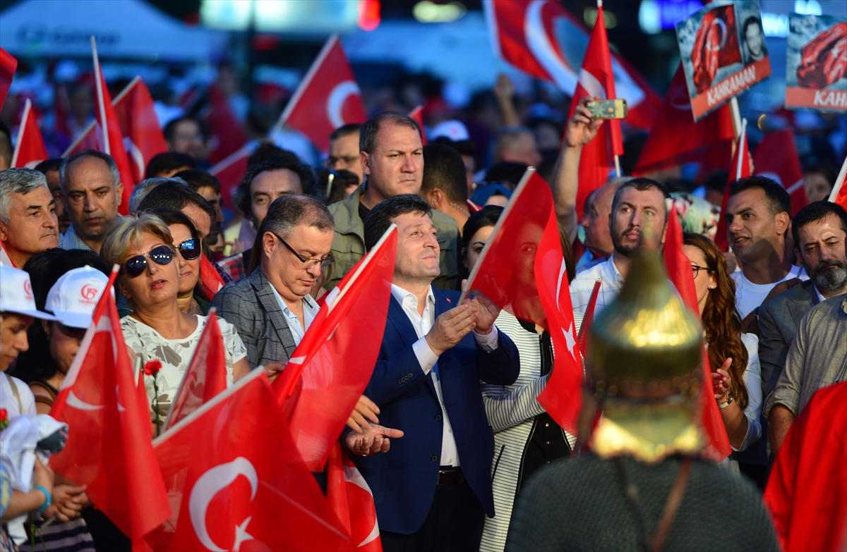 Çanakkale'de 15 Temmuz Demokrasi ve Milli Birlik Günü