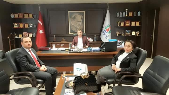 Çanakkale SGK İl Müdürü Ercan’dan Çan Belediye Başkan’ı Kuzu’ya  Ziyaret