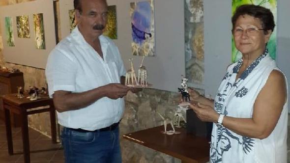 Bozcaada'da, 'Deniz Kabuklarından Figürler ve Su Altı Fotoğraf' Sergisi Açıldı