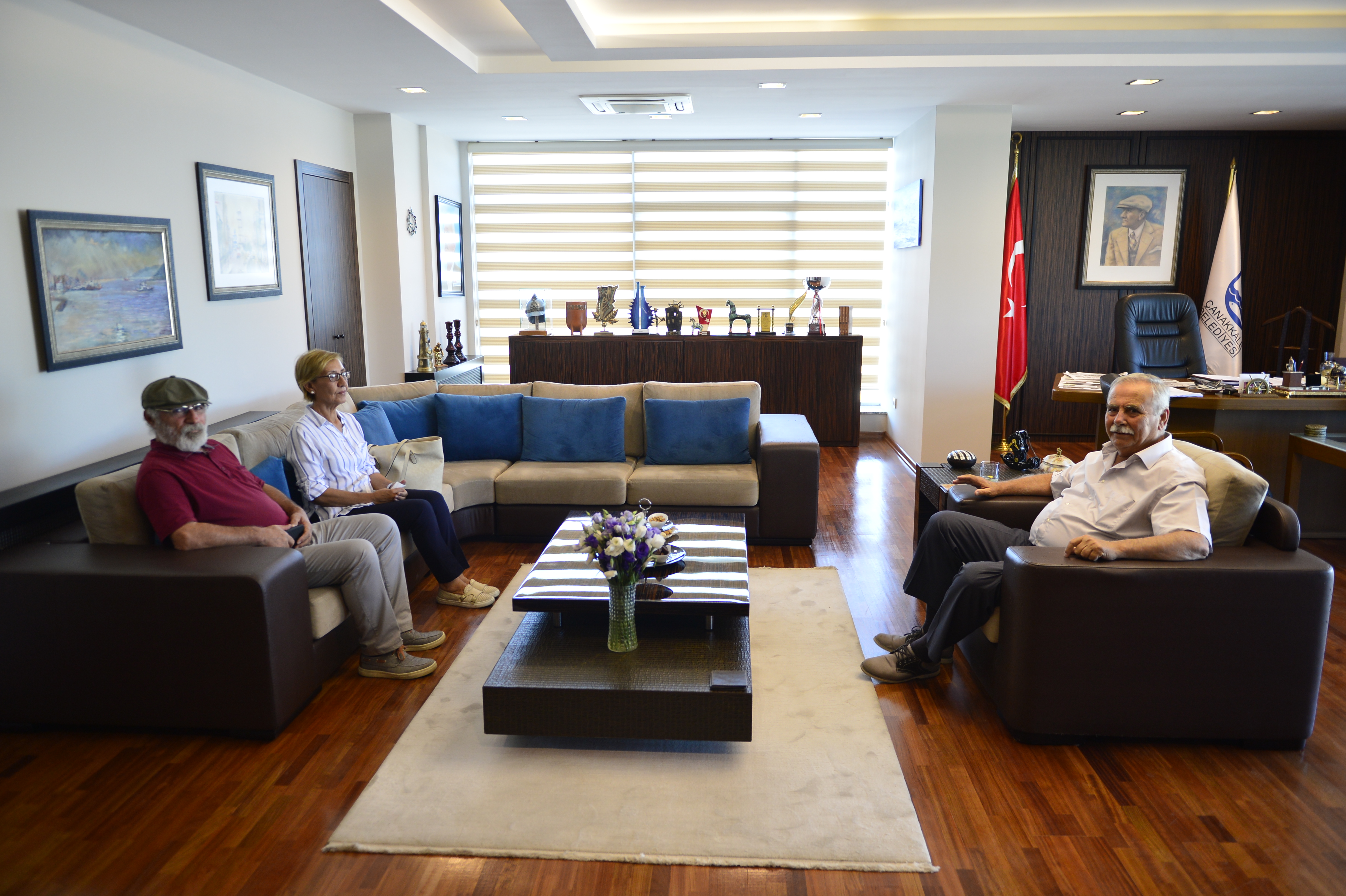 Tüm Emekliler Sendikasından Başkan Gökhan'a Ziyaret