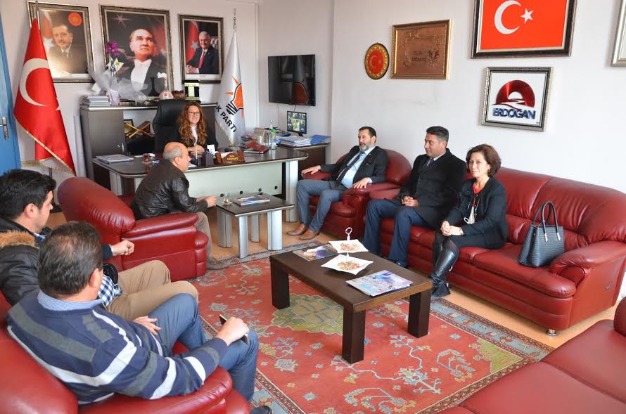 MHP İl Başkanı Hakan Pınar AK Parti İl Başkanı Yeşim Karadağ’ı Ziyaret Etti