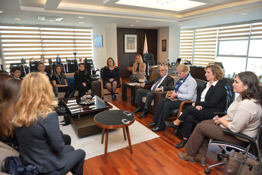 Girişimci Kadınlardan Başkan Gökhan'a Ziyaret