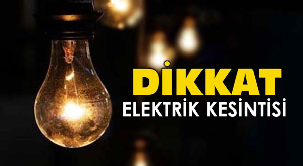 Çanakkale'de Elektrik Kesintisi