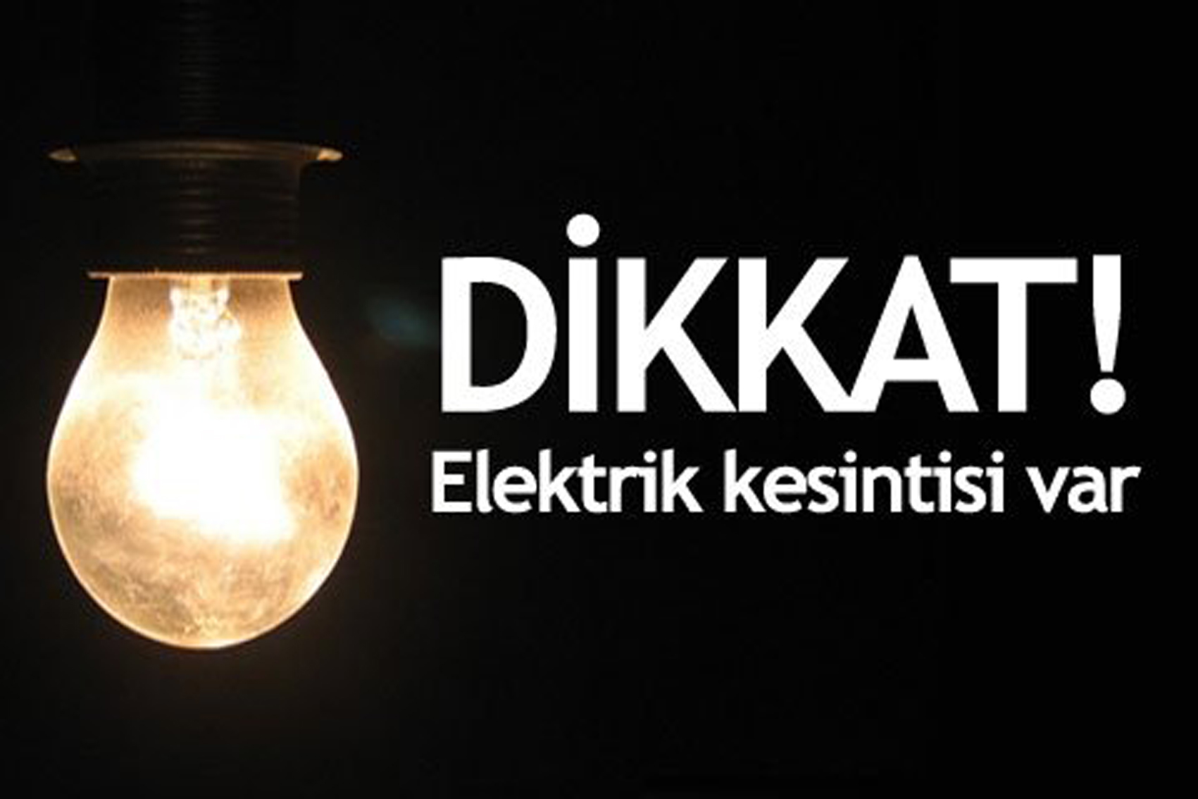 Çanakkale'de Elektrik Kesintisi