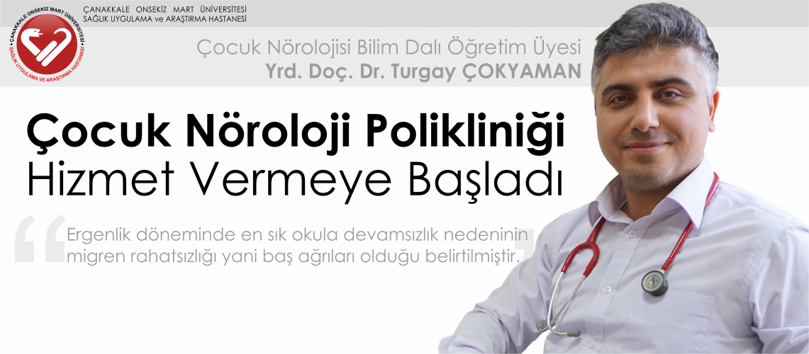 Çocuk Nöroloji Polikliniği Hizmet Vermeye Başladı