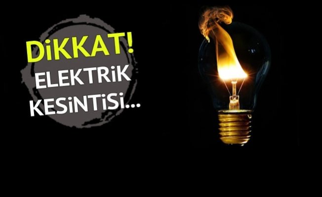 Elektrik Kesintisi