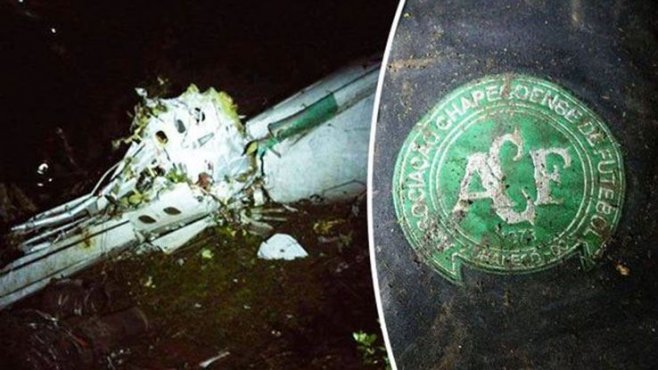 Son dakika! Chapecoense futbol takımını taşıyan uçak Kolombiya'da düştü..